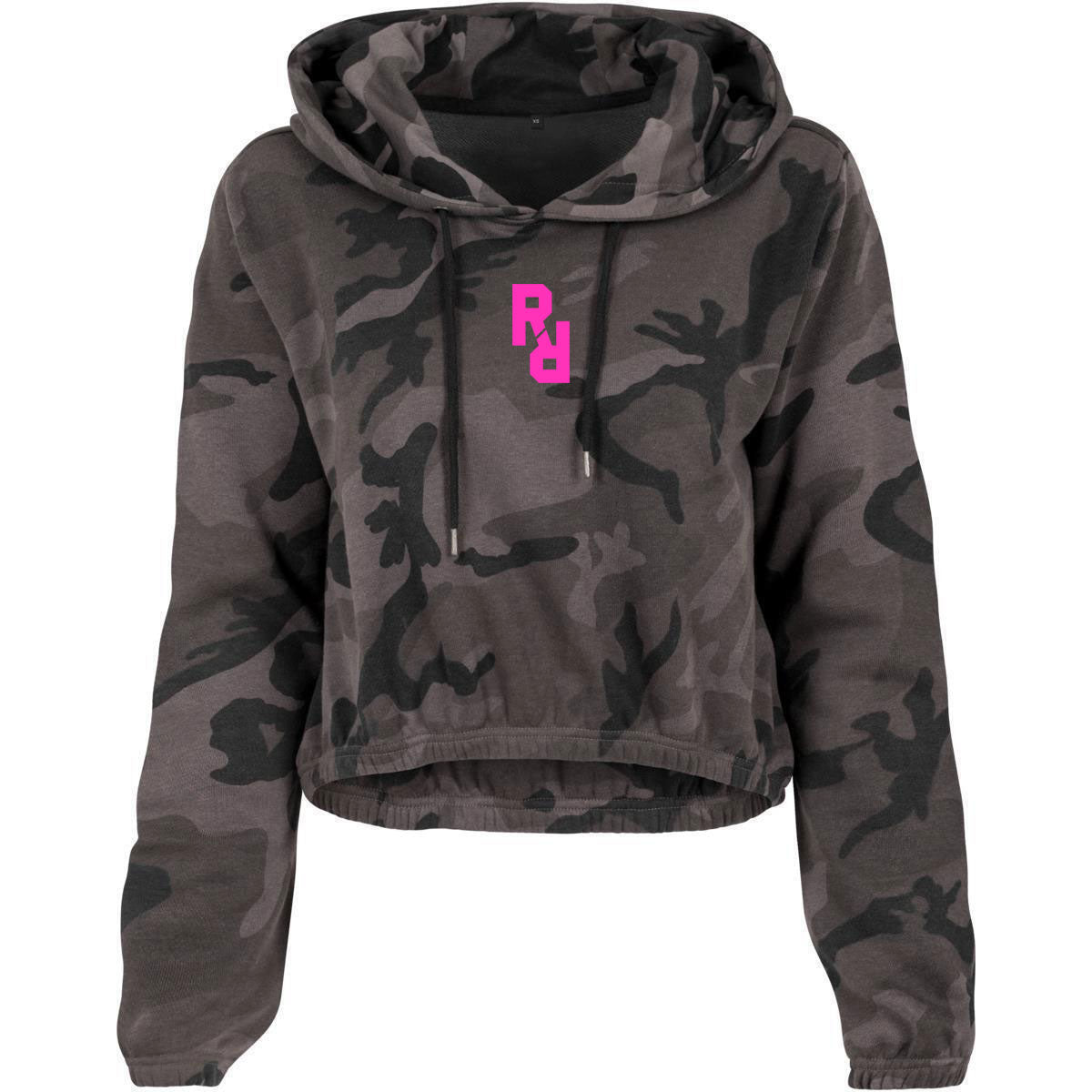 Camo Cropped Hoodie