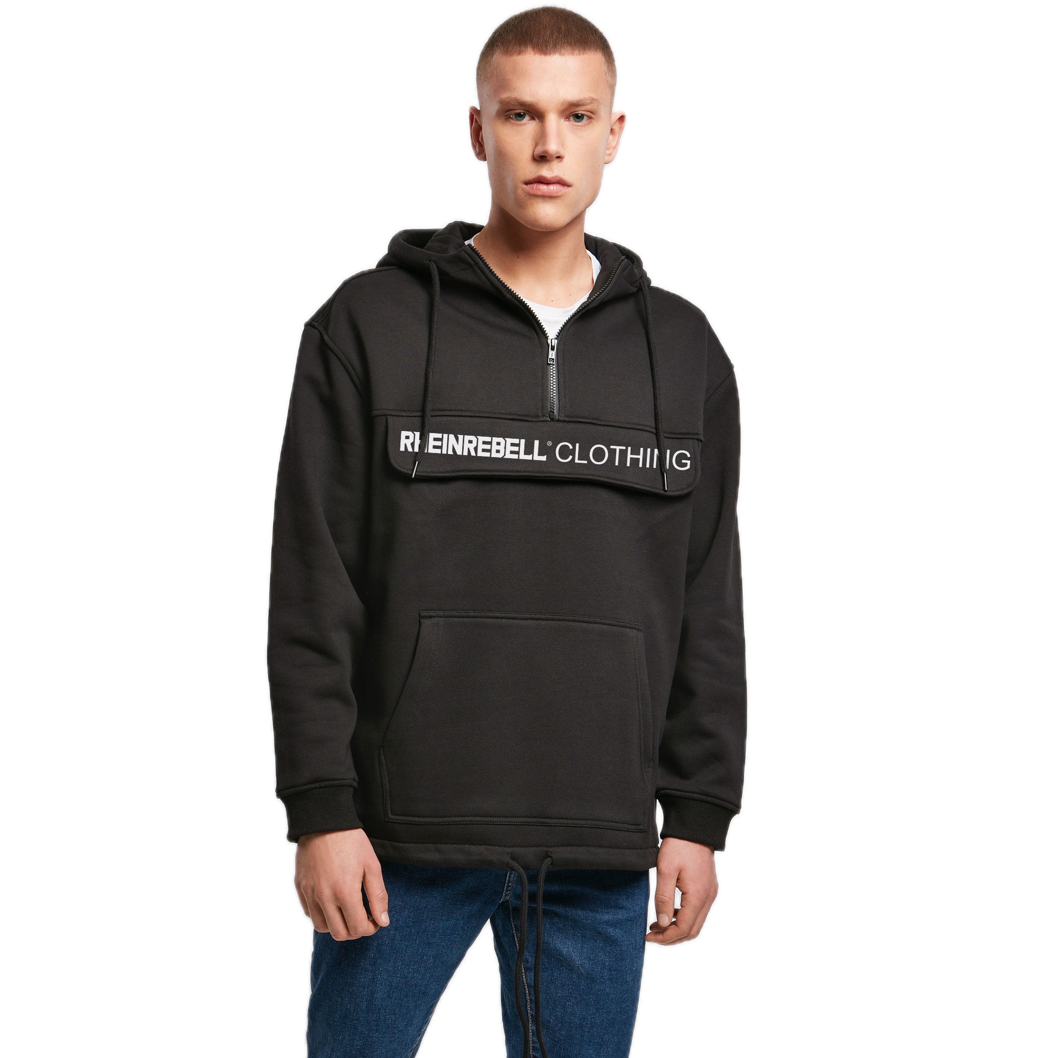 RHEINREBELL® CLOTHING Hoodie – Black Edition
