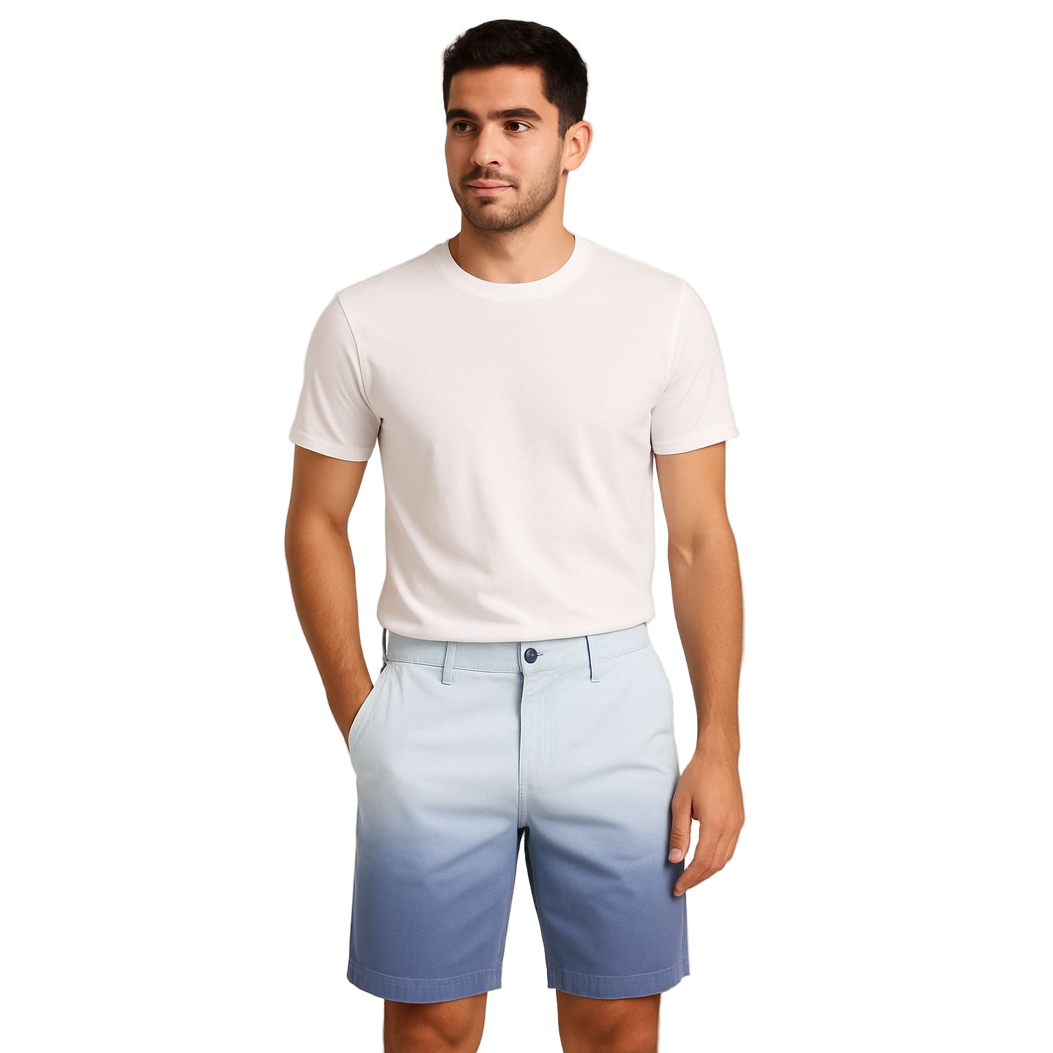 Chino-Short "Dip Dye"