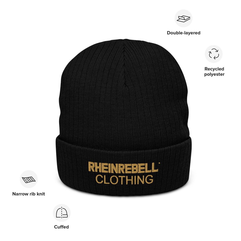 RHEINREBELL® Clothing – Beanie Schwarz