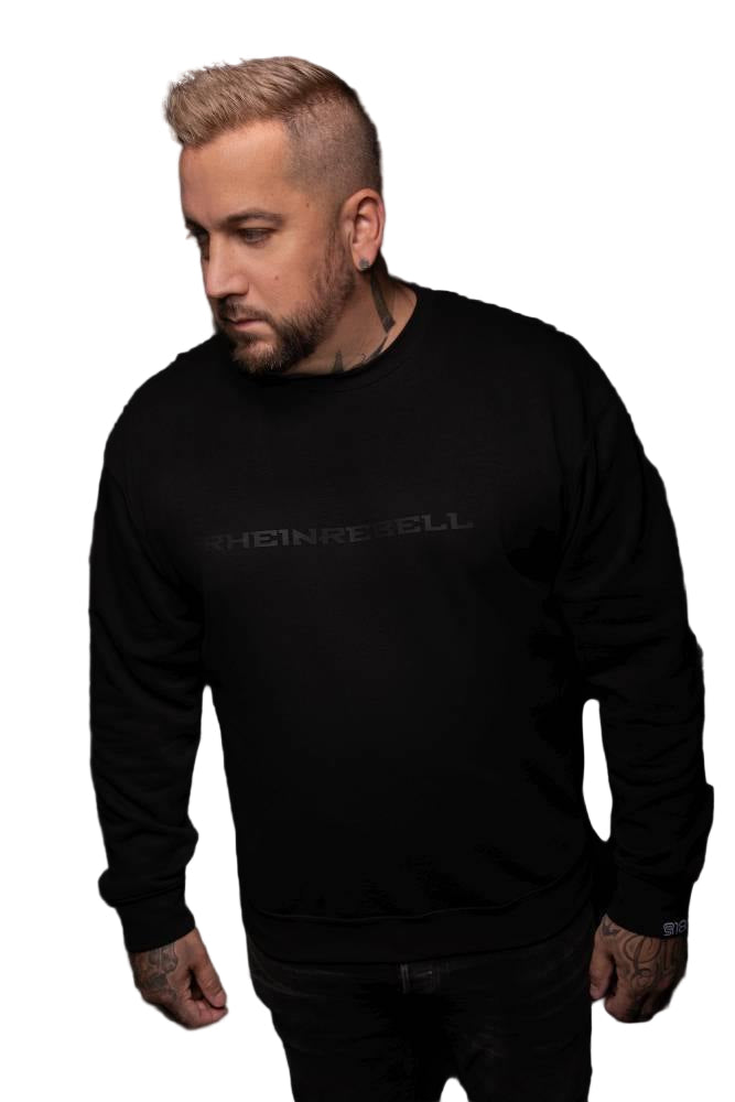 Crewneck „Black in Black“ Rheinrebell - Unisex