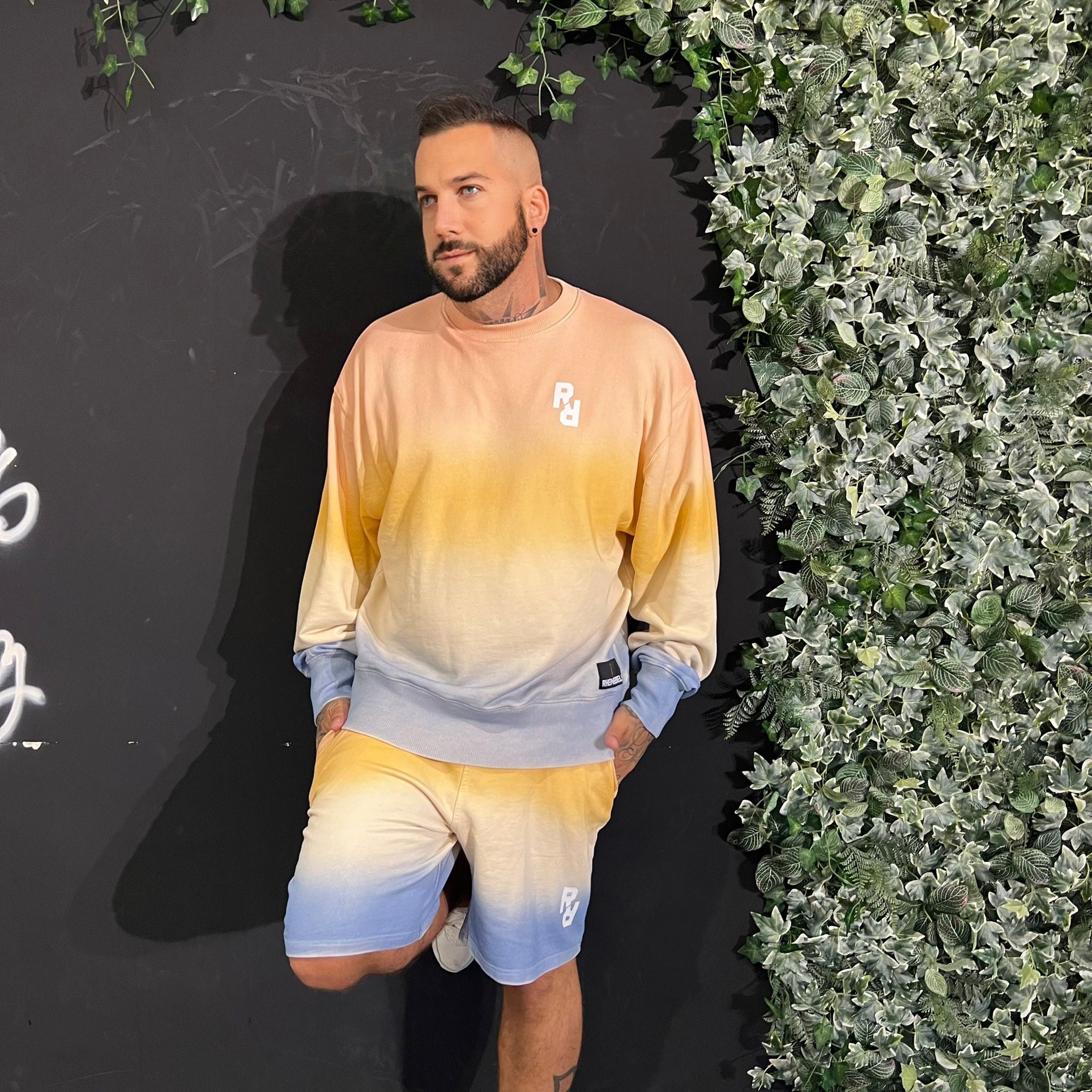 Kurze Joggerhose "Ombre" -Unisex