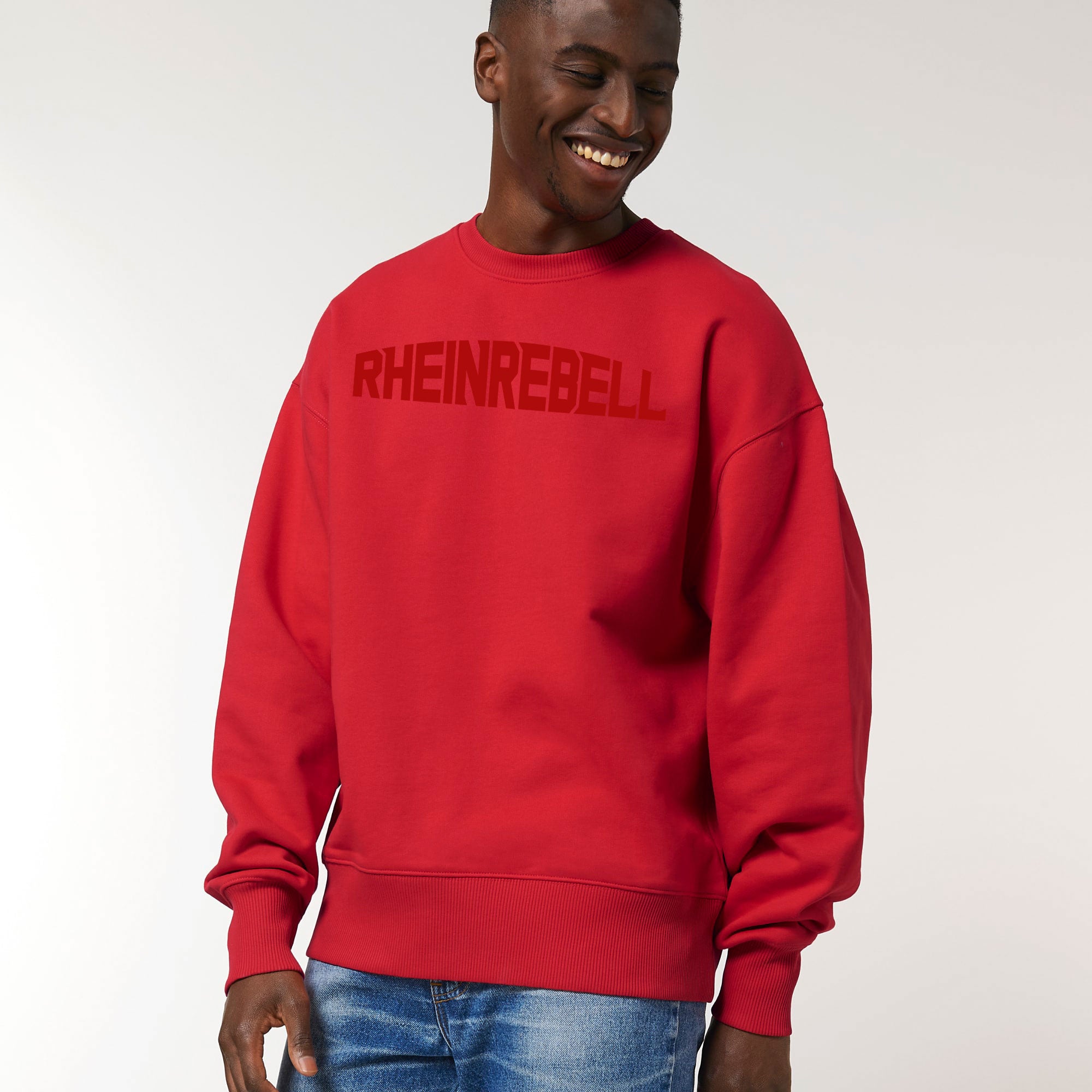Crewneck „Red-Rebell“ Rheinrebell - Unisex