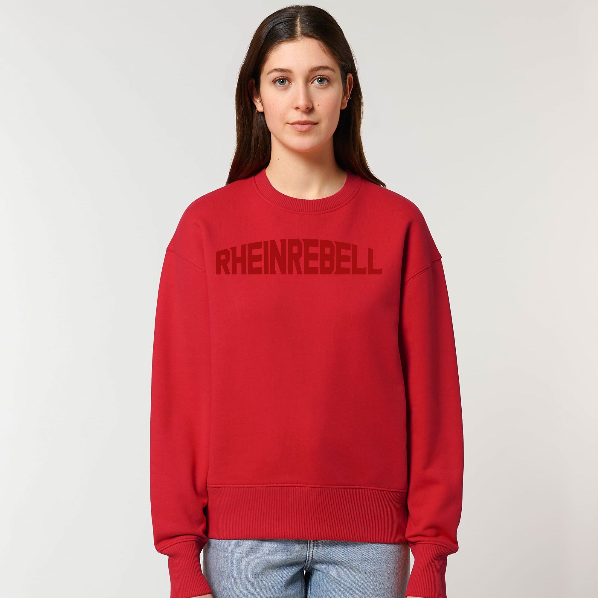 Crewneck „Red-Rebell“ Rheinrebell - Unisex