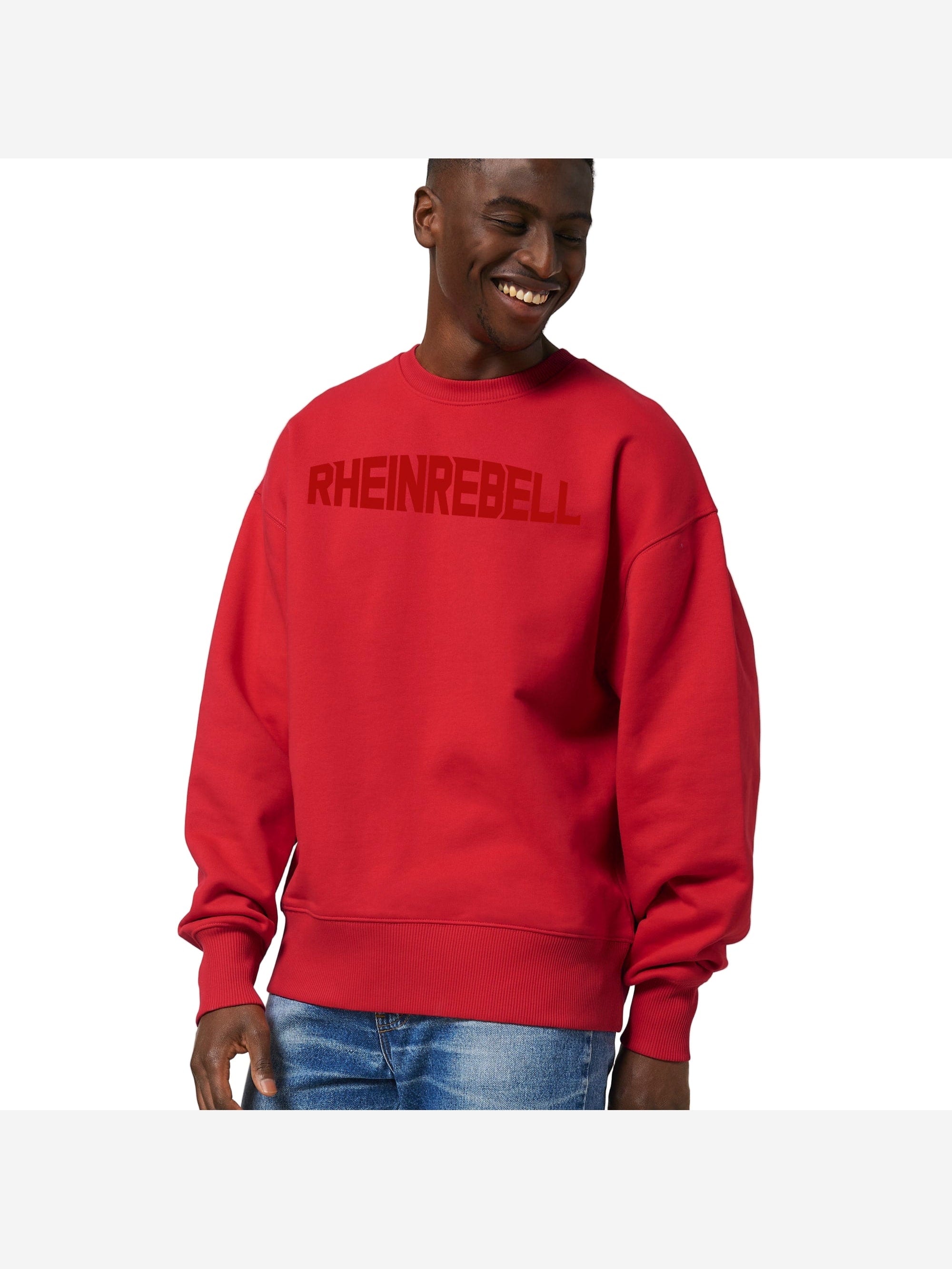 Crewneck „Red-Rebell“ Rheinrebell - Unisex