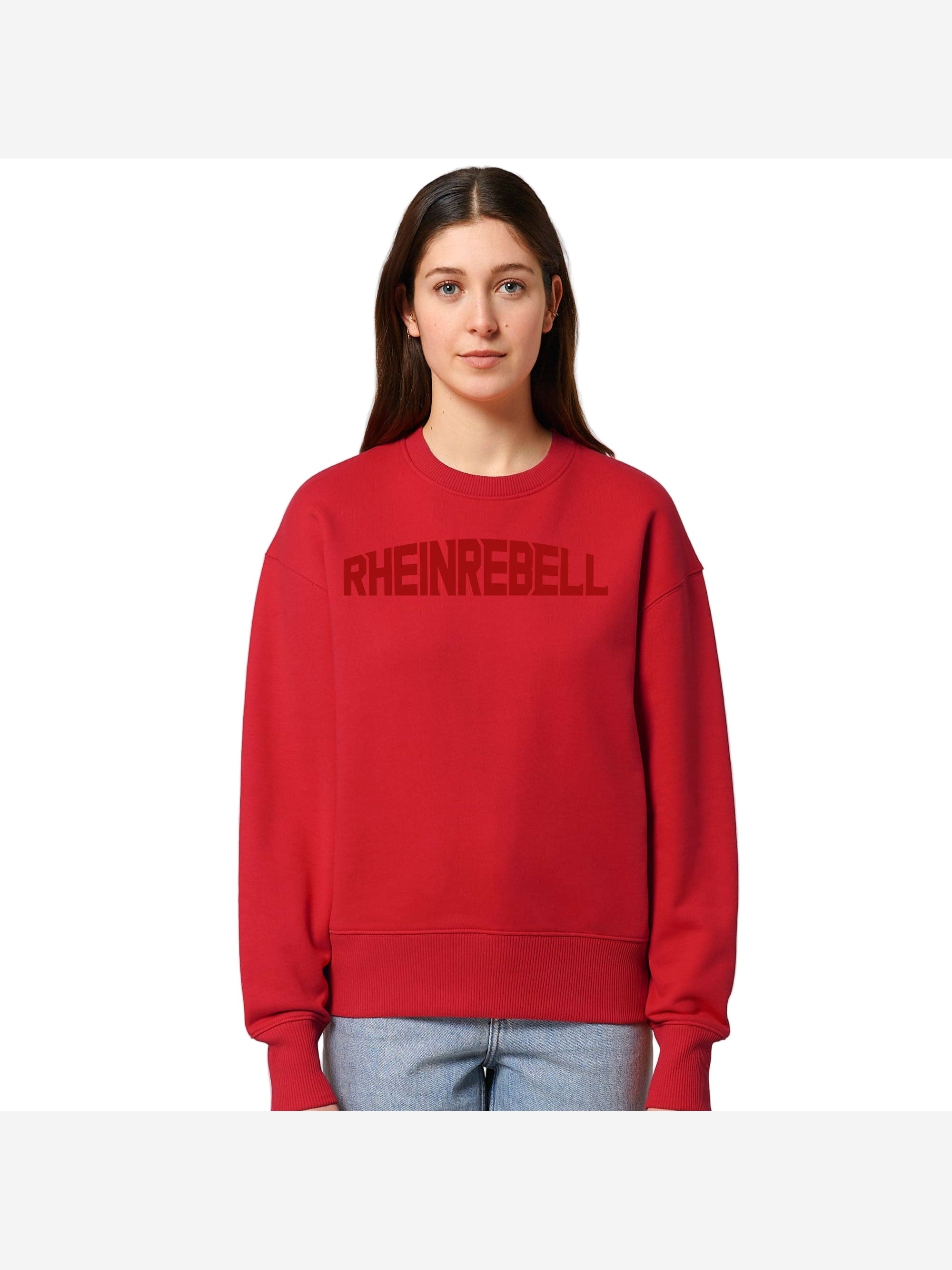 Crewneck „Red-Rebell“ Rheinrebell - Unisex