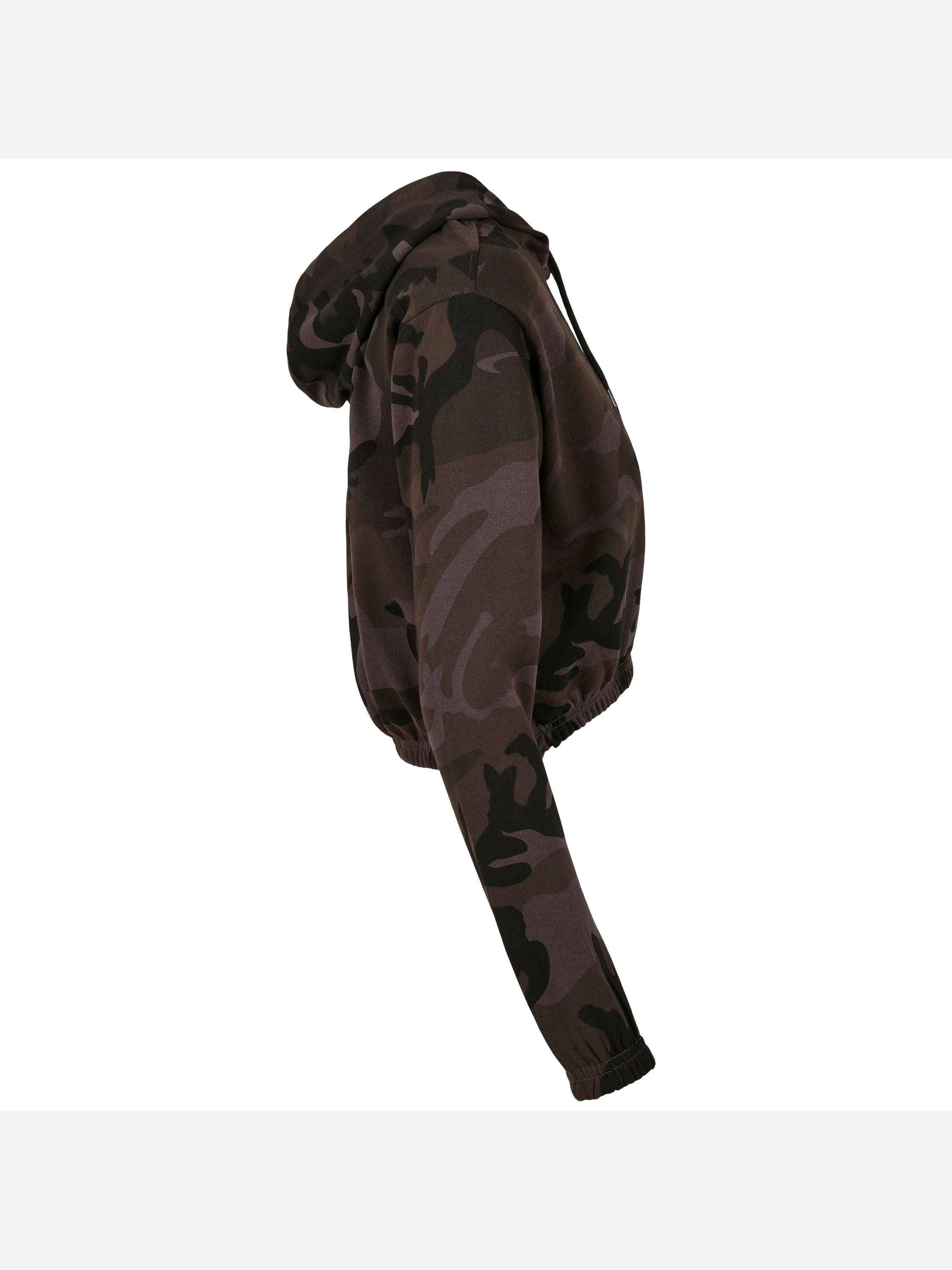 Camo Cropped Hoodie