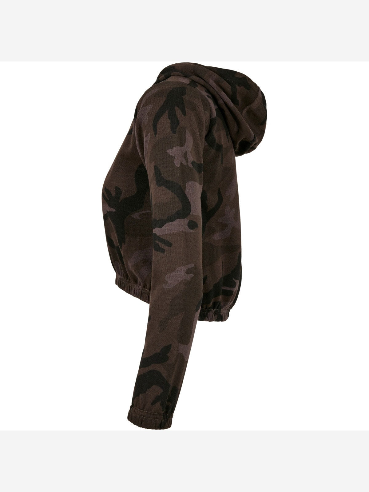 Camo Cropped Hoodie