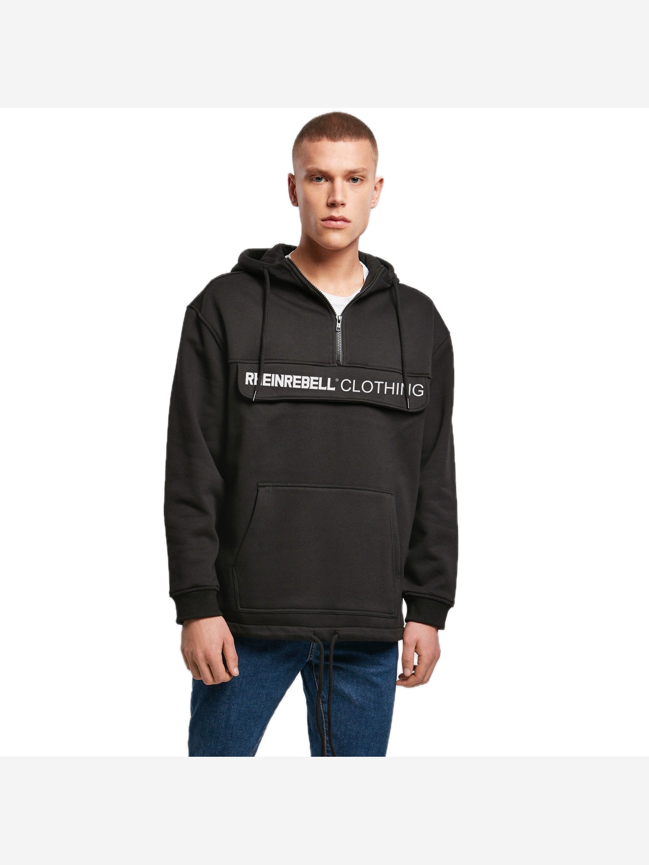 RHEINREBELL® CLOTHING Hoodie – Black Edition