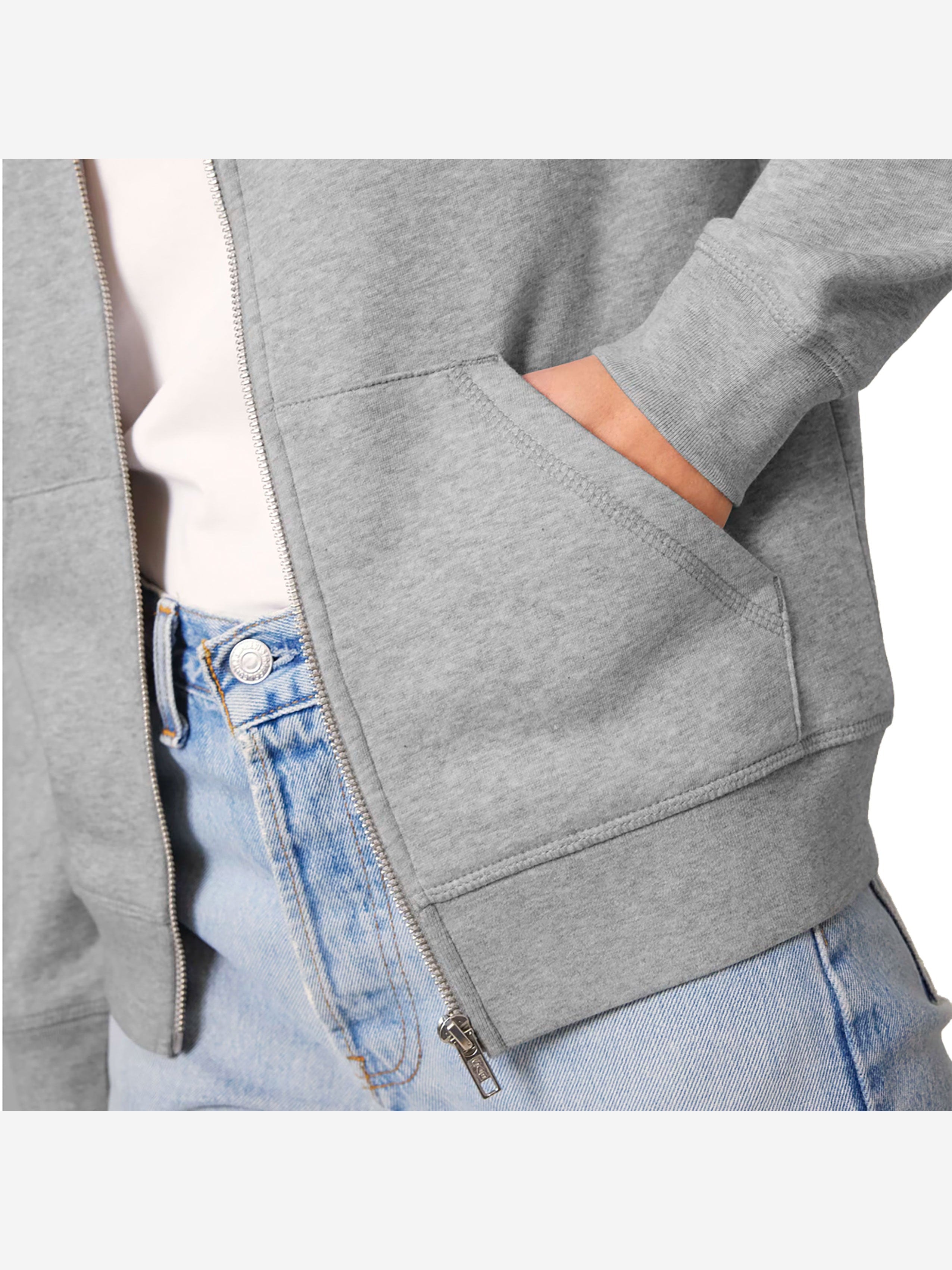 Hoodie Jacke Grau