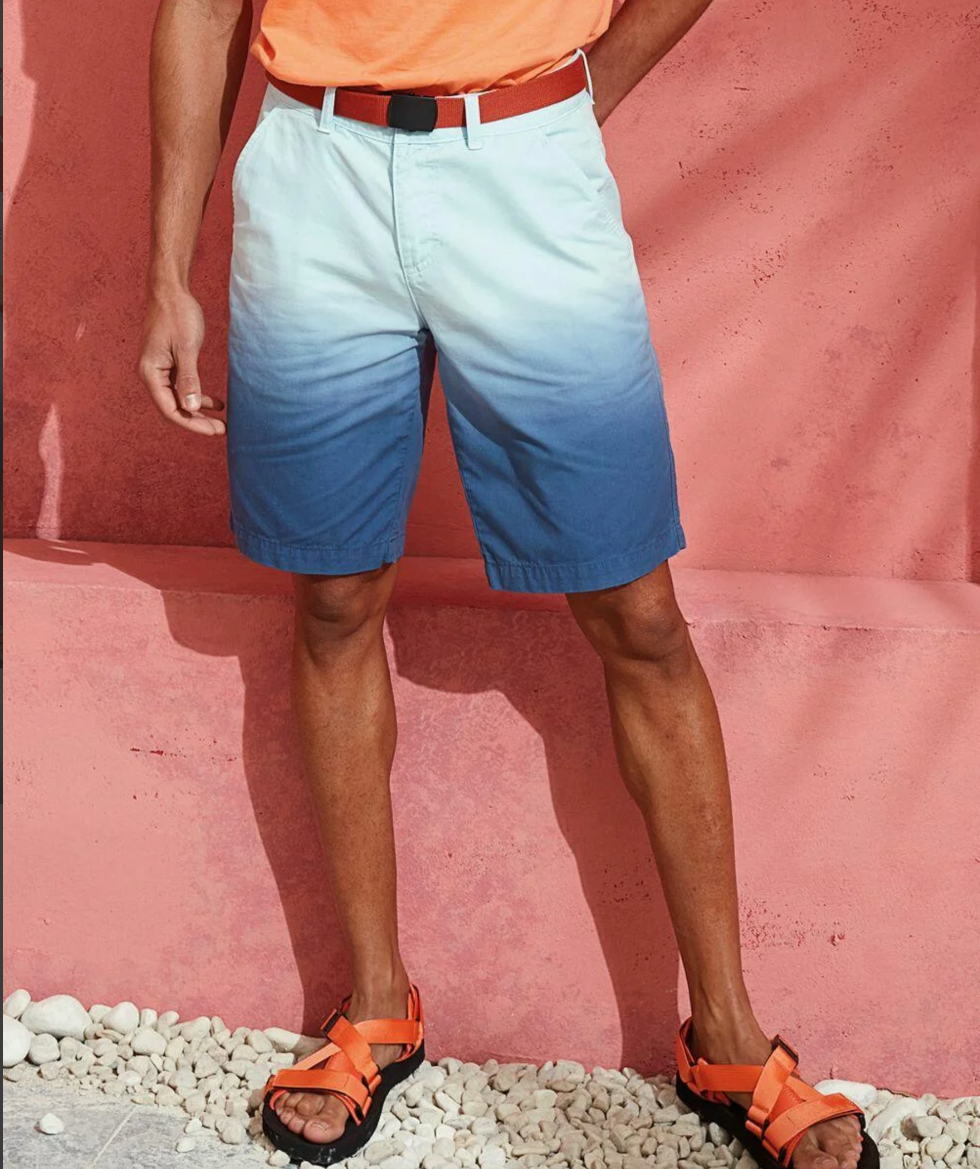 Chino-Short "Dip Dye"