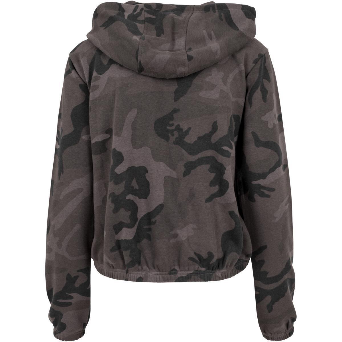 Camo Cropped Hoodie