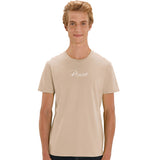 T-Shirt "Faith" Sandfarben
