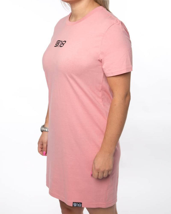 T-Shirt-Kleid - Pink - Damen