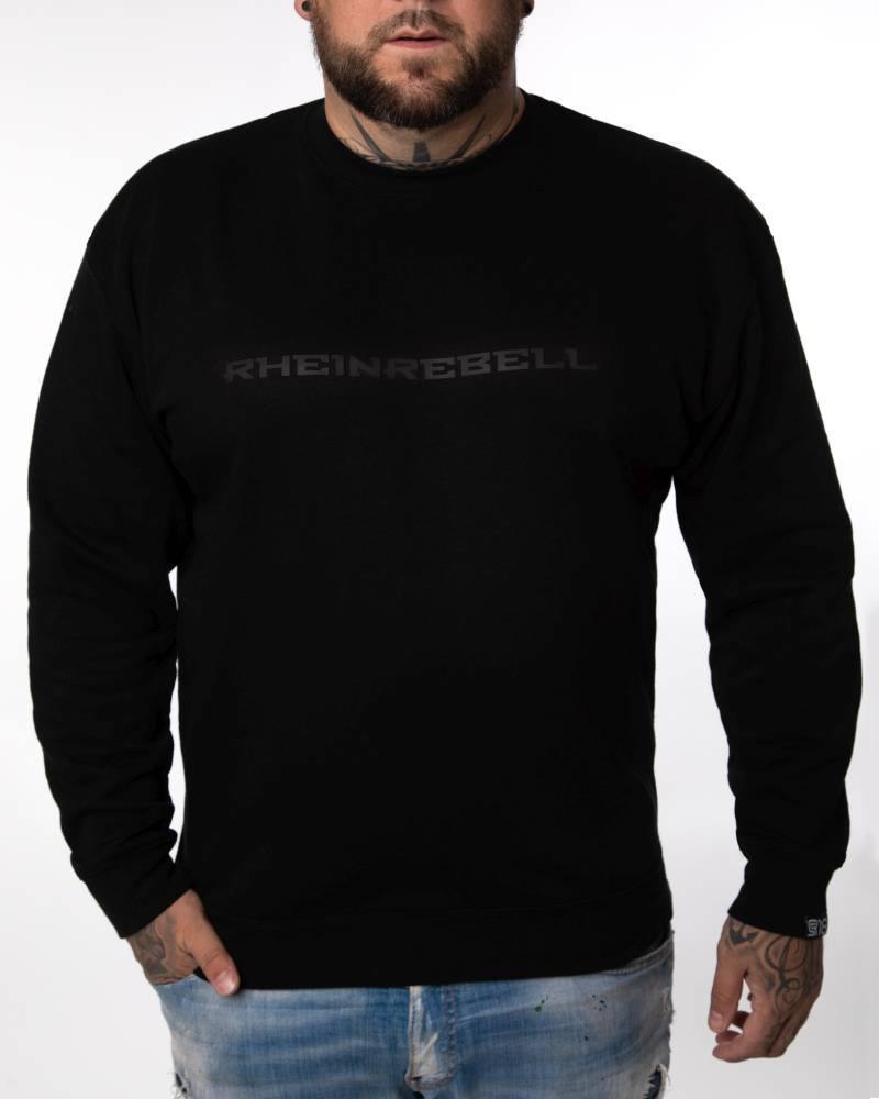 Crewneck „Black in Black“ Rheinrebell - Unisex