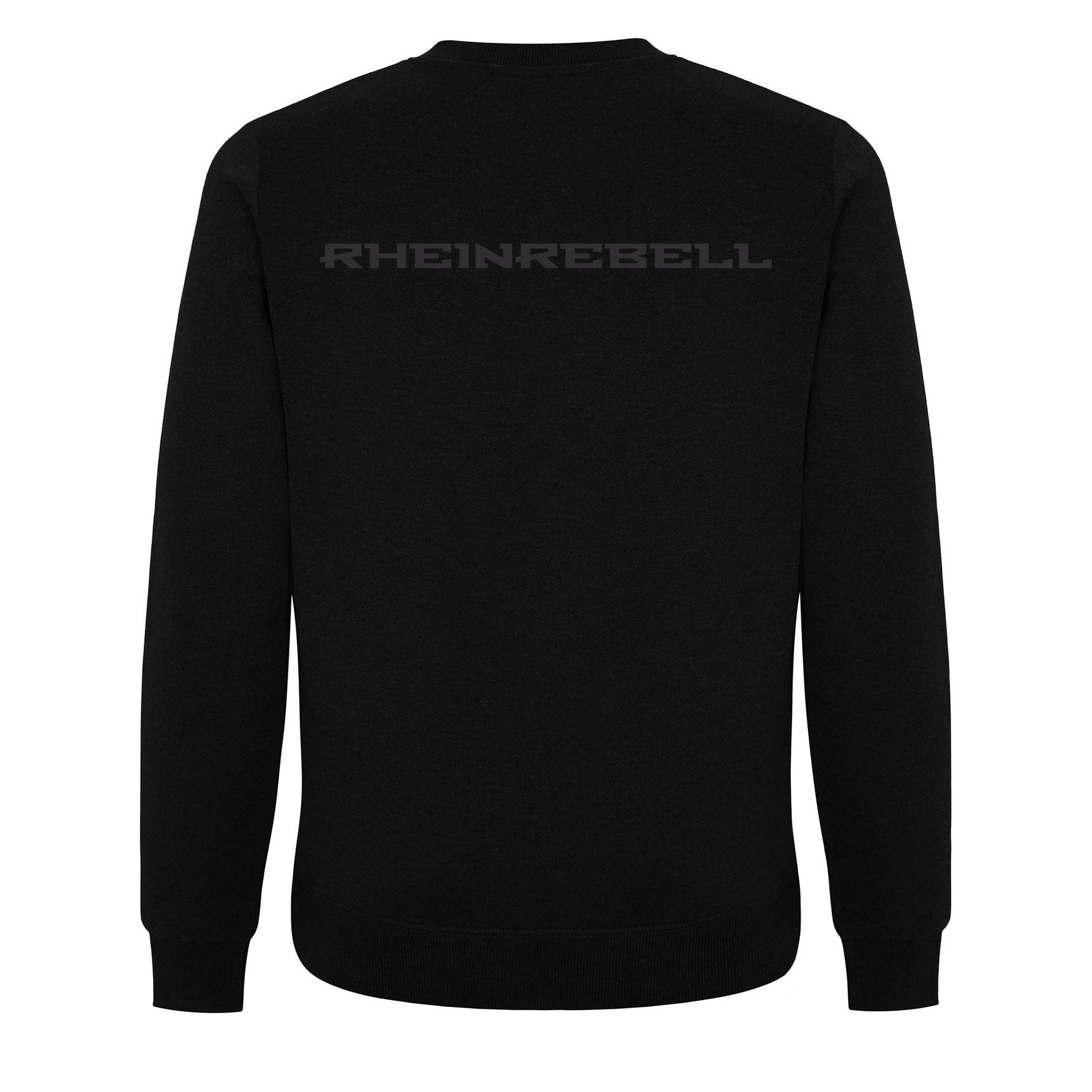 Crewneck „Black in Black“ Rheinrebell - Unisex